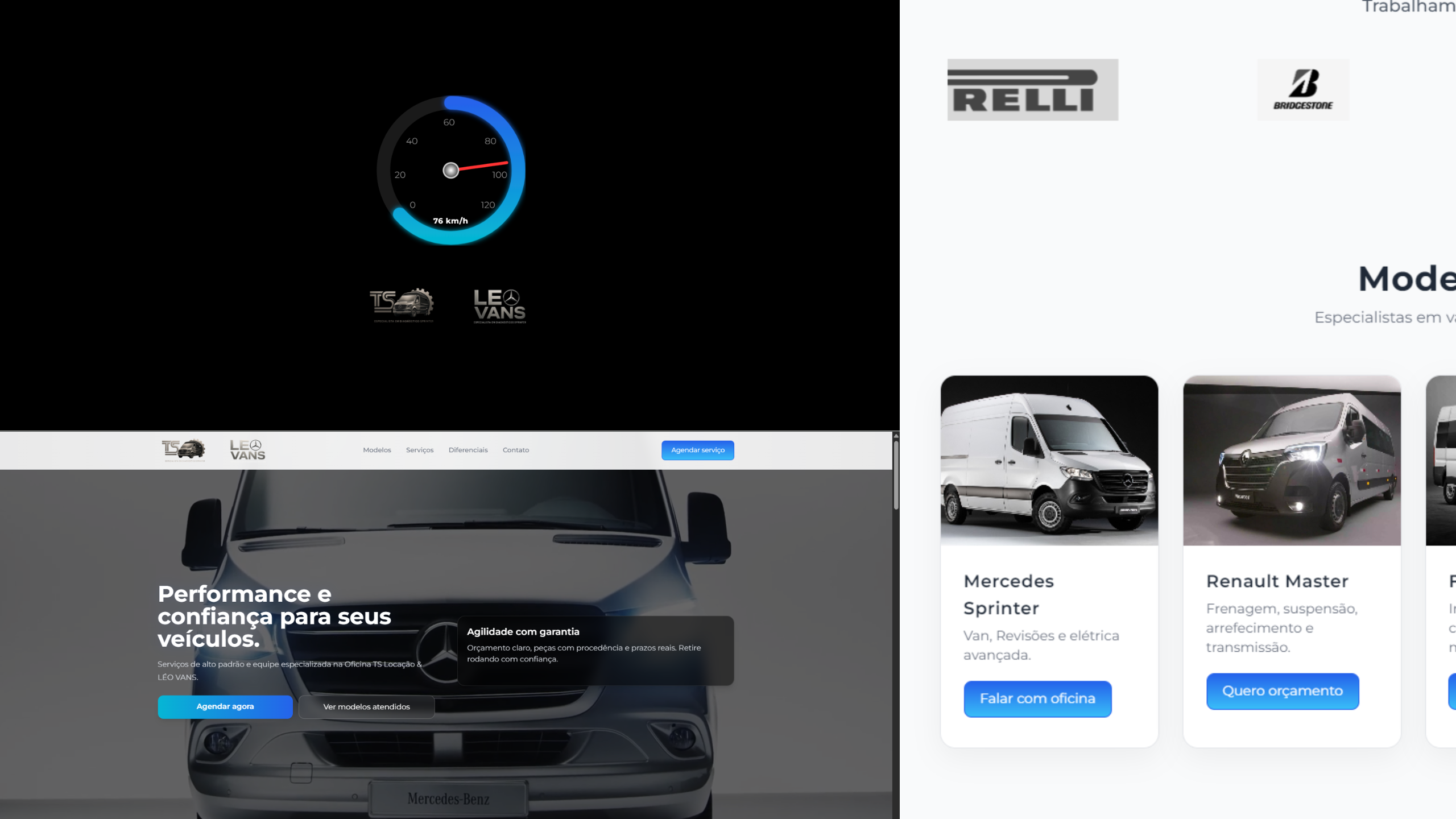 TS Locação e Léo Vans